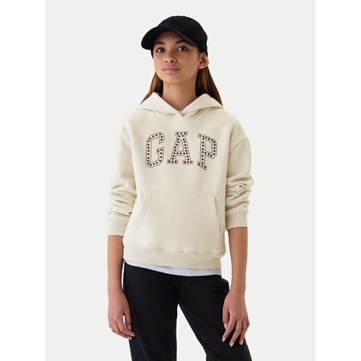 Gap Bluza 486520-05 Beżowy Regular Fit ze sklepu MODIVO w kategorii Bluzy dziewczęce - zdjęcie 182742329
