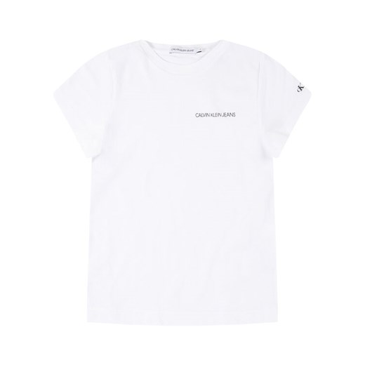 Calvin Klein Jeans T-Shirt IB0IB00456 Biały Regular Fit ze sklepu MODIVO w kategorii T-shirty męskie - zdjęcie 182742356