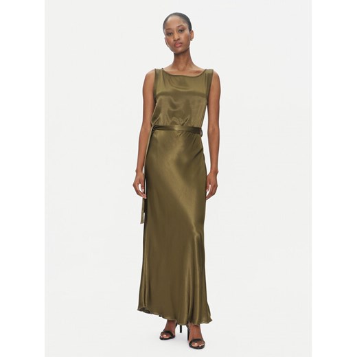 ViCOLO Sukienka wieczorowa TD0766 Khaki Regular Fit ze sklepu MODIVO w kategorii Sukienki - zdjęcie 182742357