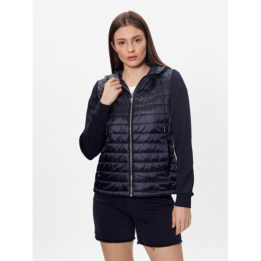 Tommy Hilfiger Kurtka przejściowa WW0WW38072 Granatowy Regular Fit ze sklepu MODIVO w kategorii Kurtki damskie - zdjęcie 182742359