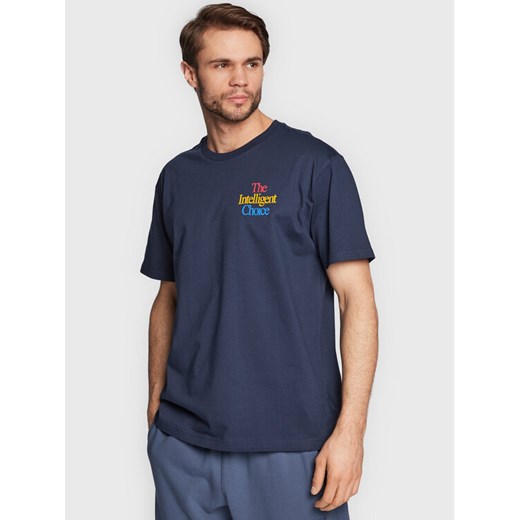 New Balance T-Shirt MT23502 Granatowy Relaxed Fit New Balance S MODIVO