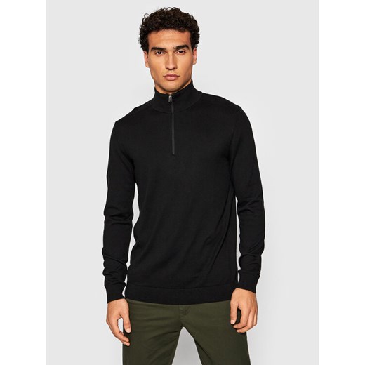 Selected Homme Sweter Berg 16074687 Czarny Regular Fit ze sklepu MODIVO w kategorii Swetry męskie - zdjęcie 182742588