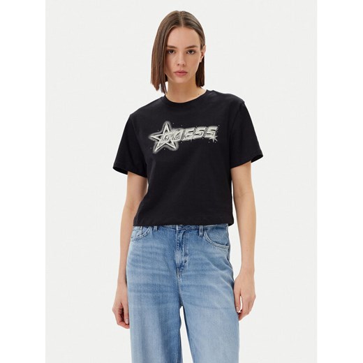 Guess T-Shirt V5GI12 K9RM1 Czarny Boxy Fit ze sklepu MODIVO w kategorii Bluzki damskie - zdjęcie 182742606