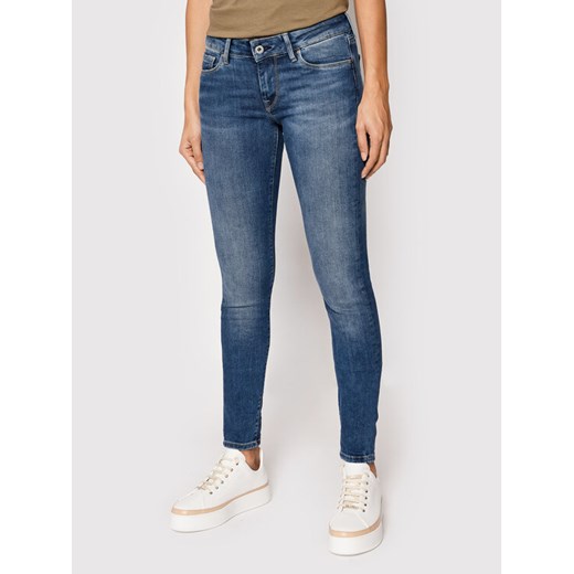 Pepe Jeans Jeansy Soho PL204174 Niebieski Skinny Fit ze sklepu MODIVO w kategorii Jeansy damskie - zdjęcie 182742717