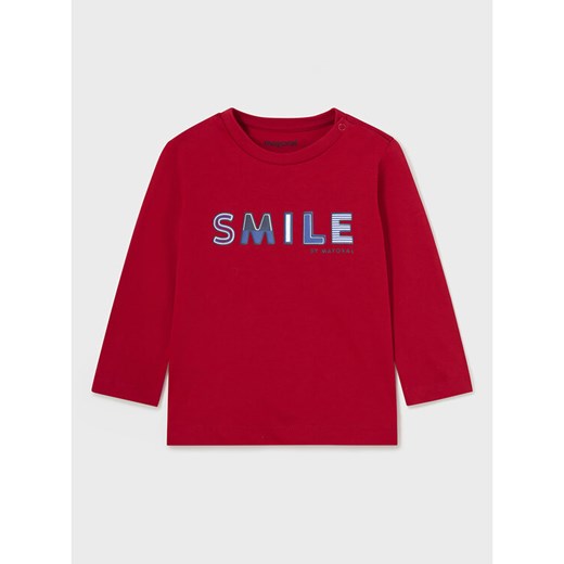 Mayoral Bluzka 108 Czerwony Regular Fit ze sklepu MODIVO w kategorii T-shirty chłopięce - zdjęcie 182742736