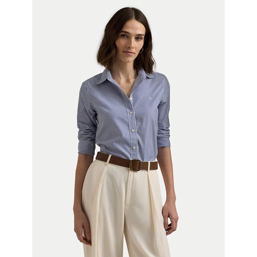 LAUREN RALPH LAUREN Koszula 200859048001 Niebieski Regular Fit ze sklepu MODIVO w kategorii Koszule damskie - zdjęcie 182742766