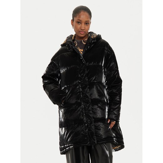 Versace Jeans Couture Kurtka zimowa 77HASD19 Czarny Loose Fit ze sklepu MODIVO w kategorii Kurtki damskie - zdjęcie 182742767