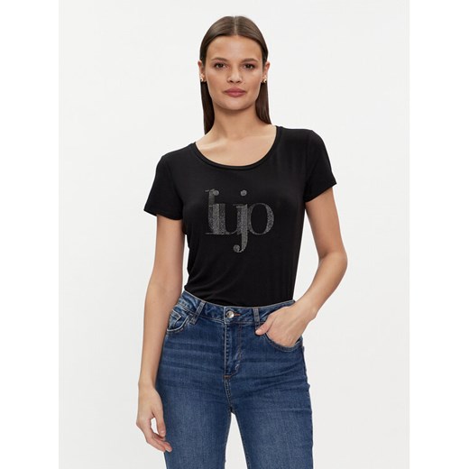 Liu Jo T-Shirt VA4227 JS360 Czarny Regular Fit ze sklepu MODIVO w kategorii Bluzki damskie - zdjęcie 182742807