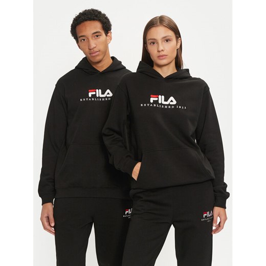Fila Bluza Unisex Brunssum FAU0145 Czarny Regular Fit ze sklepu MODIVO w kategorii Bluzy męskie - zdjęcie 182742855