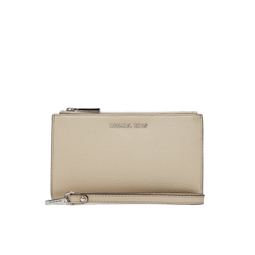 MICHAEL Michael Kors Duży Portfel Damski 32T7SAFW4L Beżowy ze sklepu MODIVO w kategorii Portfele damskie - zdjęcie 182742878