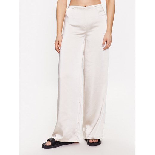ONLY Spodnie materiałowe 15291586 Szary Wide Leg ze sklepu MODIVO w kategorii Spodnie damskie - zdjęcie 182742907