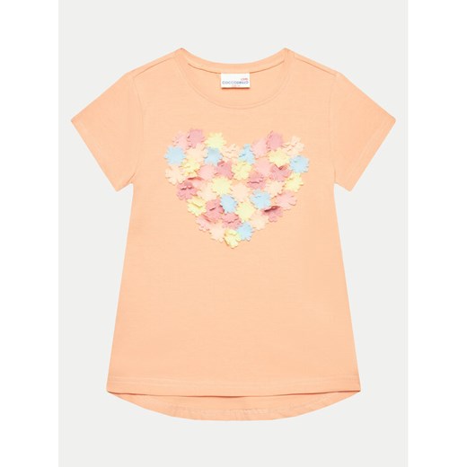 Coccodrillo T-Shirt WC4143202GPK Pomarańczowy Regular Fit ze sklepu MODIVO w kategorii Bluzki dziewczęce - zdjęcie 182742948