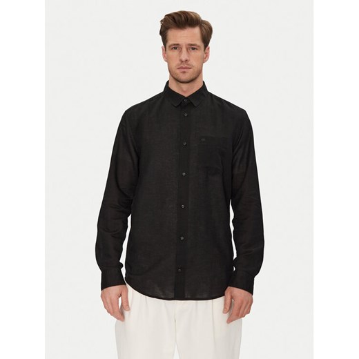 Calvin Klein Koszula K10K114488 Czarny Regular Fit ze sklepu MODIVO w kategorii Koszule męskie - zdjęcie 182743026