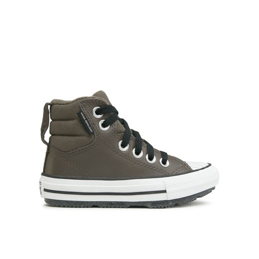 Converse Trampki Chuck Taylor All Star Berkshire Boot A04812C Beżowy ze sklepu MODIVO w kategorii Trampki dziecięce - zdjęcie 182743049