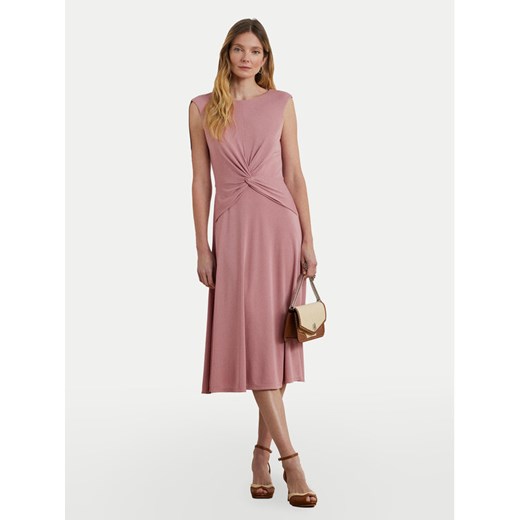 LAUREN RALPH LAUREN Sukienka codzienna 250872090014 Różowy Regular Fit ze sklepu MODIVO w kategorii Sukienki - zdjęcie 182743055