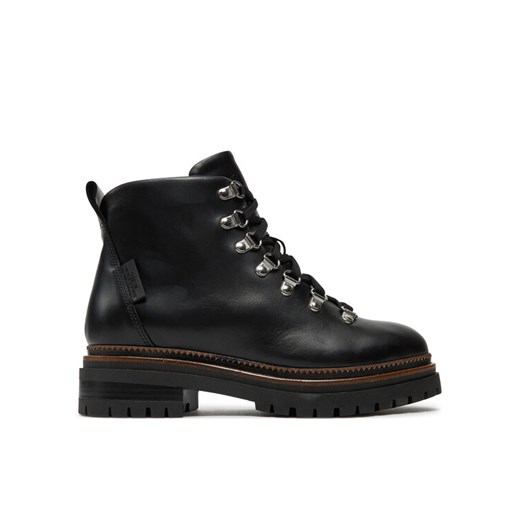 Weekend Max Mara Trapery 2425796115600 Czarny ze sklepu MODIVO w kategorii Workery damskie - zdjęcie 182743057