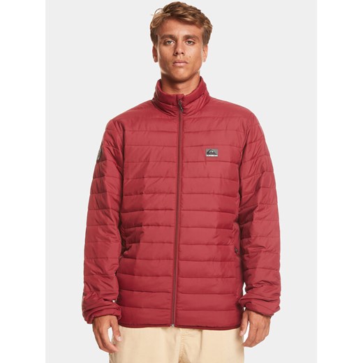 Quiksilver Kurtka przejściowa Scaly Fz Jckt EQYJK04007 Czerwony Regular Fit ze sklepu MODIVO w kategorii Kurtki męskie - zdjęcie 182743095