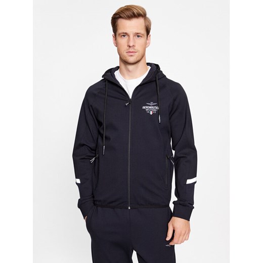 Aeronautica Militare Bluza 232FE1826F528 Granatowy Regular Fit ze sklepu MODIVO w kategorii Bluzy męskie - zdjęcie 182743105