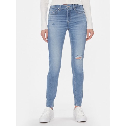 Tommy Jeans Jeansy Nora DW0DW17168 Niebieski Skinny Fit ze sklepu MODIVO w kategorii Jeansy damskie - zdjęcie 182743309