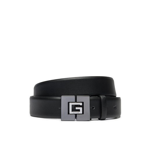Guess Pasek Męski BMGNLE P4435 Czarny Guess L MODIVO