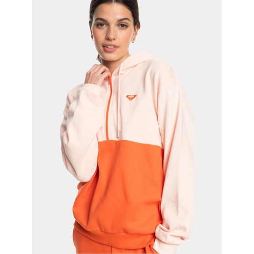 Roxy Bluza Ess Nrj Cbk Hoo Otlr ERJFT04673 Écru Regular Fit ze sklepu MODIVO w kategorii Bluzy damskie - zdjęcie 182743358