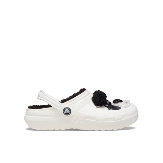 Crocs Klapki Classic Lined Iam Panda Bear Clog T 210395 Biały ze sklepu MODIVO w kategorii Klapki dziecięce - zdjęcie 182743365