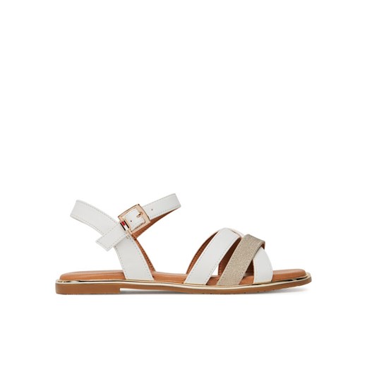 Tommy Hilfiger Sandały T3A2-33779-0273X S Biały ze sklepu MODIVO w kategorii Sandały dziecięce - zdjęcie 182743367