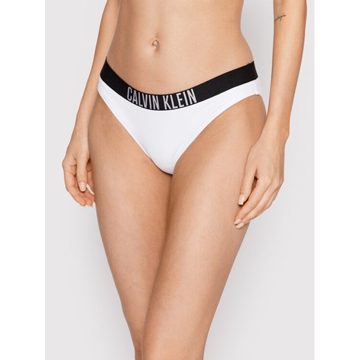 Calvin Klein Swimwear Dół od bikini Classic KW0KW01859 Biały ze sklepu MODIVO w kategorii Stroje kąpielowe - zdjęcie 182743418