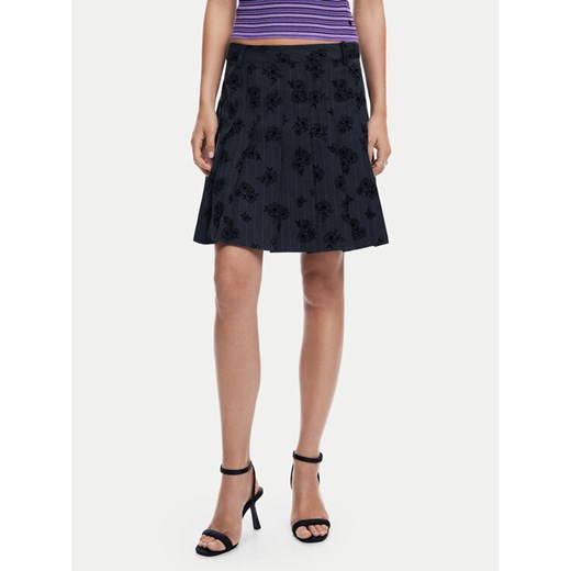 Desigual Spódnica plisowana Dalian 24WWFW23 Szary Regular Fit ze sklepu MODIVO w kategorii Spódnice - zdjęcie 182743427