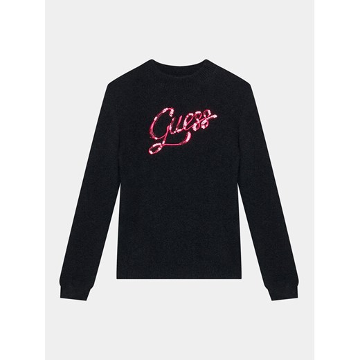 Guess Sweter J3BR06 Z2YA0 Czarny Regular Fit ze sklepu MODIVO w kategorii Swetry dziewczęce - zdjęcie 182743498