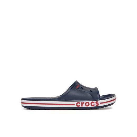 Crocs Klapki BAYABAND SLIDE 205392-4CC Granatowy ze sklepu MODIVO w kategorii Klapki męskie - zdjęcie 182743576