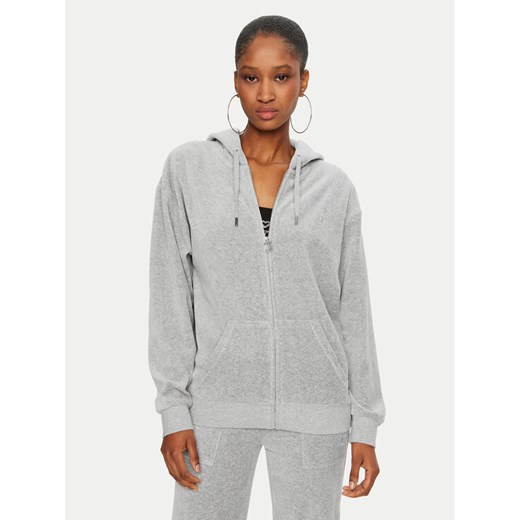 Juicy Couture Bluza Halan JCWAS24342 Szary Oversize ze sklepu MODIVO w kategorii Bluzy damskie - zdjęcie 182743628