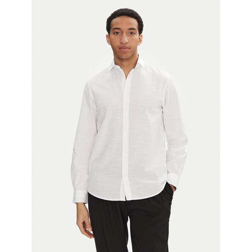 Tom Tailor Koszula 1045087 Biały Regular Fit ze sklepu MODIVO w kategorii Koszule męskie - zdjęcie 182743657