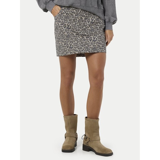 Noisy May Spódnica mini Jill 27033161 Beżowy Regular Fit ze sklepu MODIVO w kategorii Spódnice - zdjęcie 182743685