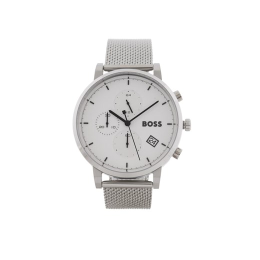 BOSS Zegarek Skymaster  1513933 Srebrny ze sklepu MODIVO w kategorii Zegarki - zdjęcie 182743725