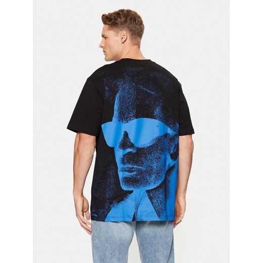 Karl Lagerfeld Jeans T-Shirt A1M17113 Czarny Relaxed Fit ze sklepu MODIVO w kategorii T-shirty męskie - zdjęcie 182743755