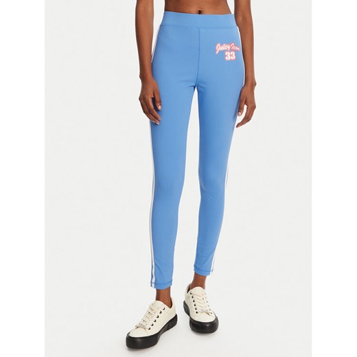 Juicy Couture Legginsy JCSML125405 Niebieski Slim Fit ze sklepu MODIVO w kategorii Spodnie damskie - zdjęcie 182743795