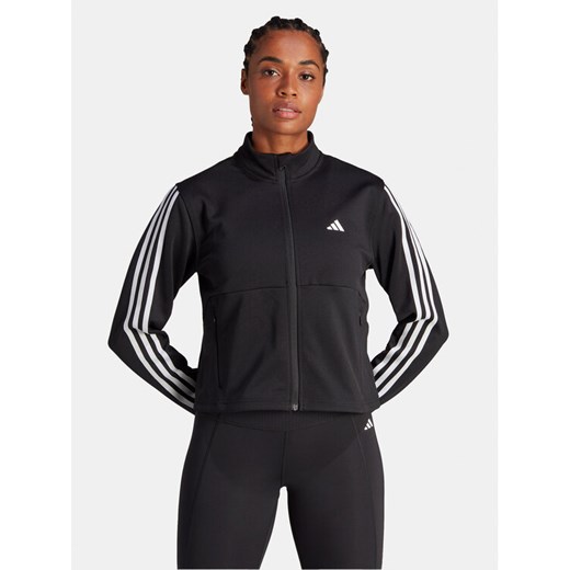 adidas Bluza Train Essentials HZ5615 Czarny Regular Fit ze sklepu MODIVO w kategorii Bluzy damskie - zdjęcie 182743799