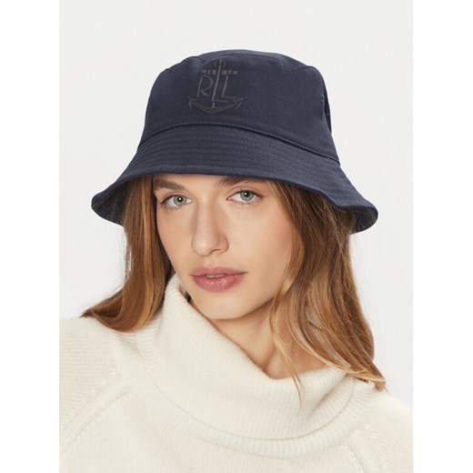 LAUREN RALPH LAUREN Kapelusz 454966225002 Granatowy ze sklepu MODIVO w kategorii Kapelusze damskie - zdjęcie 182743816