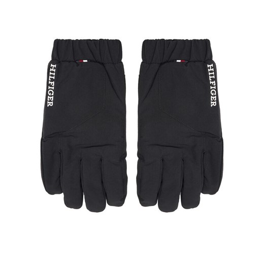 Tommy Hilfiger Rękawiczki Męskie Th Monotype Quilt AM0AM12829 Czarny ze sklepu MODIVO w kategorii Rękawiczki męskie - zdjęcie 182743839