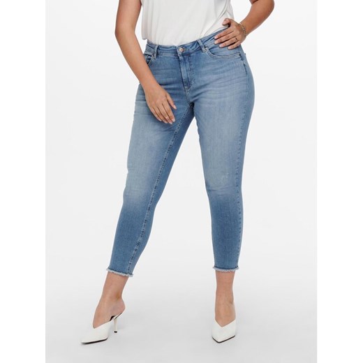 ONLY Carmakoma Jeansy 15198408 Niebieski Skinny Fit ze sklepu MODIVO w kategorii Jeansy damskie - zdjęcie 182743847