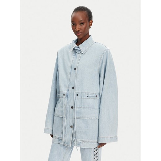 ROTATE Koszula jeansowa 1141821468 Niebieski Relaxed Fit ze sklepu MODIVO w kategorii Koszule damskie - zdjęcie 182743908