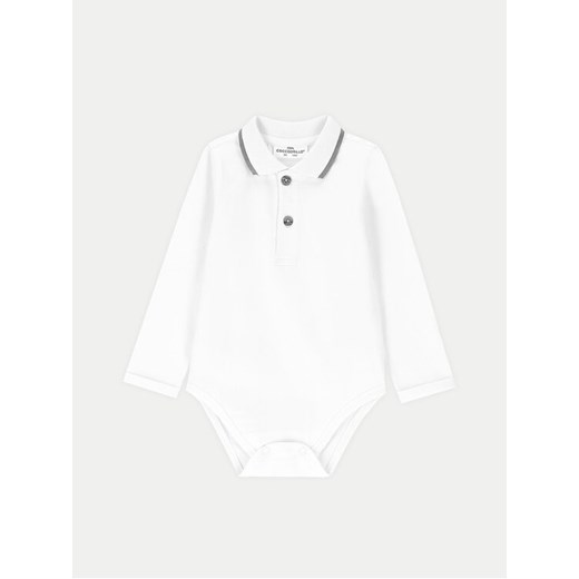 Coccodrillo Body dziecięce ZC4112401MBN Biały ze sklepu MODIVO w kategorii Body niemowlęce - zdjęcie 182744056