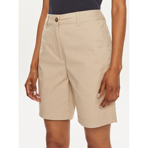 Gant Szorty materiałowe Chino 4020078 Beżowy Slim Fit ze sklepu MODIVO w kategorii Szorty - zdjęcie 182744089