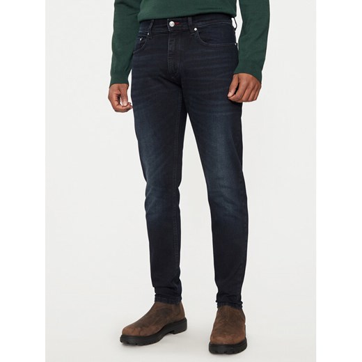 Hechter Paris Jeansy 26010 142363 Granatowy Slim Fit ze sklepu MODIVO w kategorii Jeansy męskie - zdjęcie 182744109
