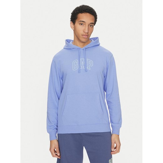 Gap Bluza 708409-00 Niebieski Regular Fit ze sklepu MODIVO w kategorii Bluzy męskie - zdjęcie 182744129