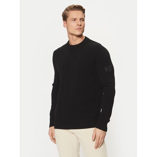 Stone Island Sweter 8115527FA Czarny Regular Fit ze sklepu MODIVO w kategorii Swetry męskie - zdjęcie 182744197