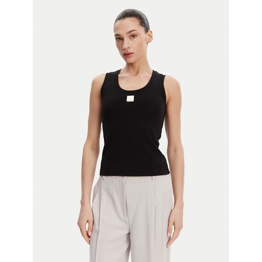 Fracomina Top FP25ST2001J40101 Czarny Slim Fit ze sklepu MODIVO w kategorii Bluzki damskie - zdjęcie 182744216