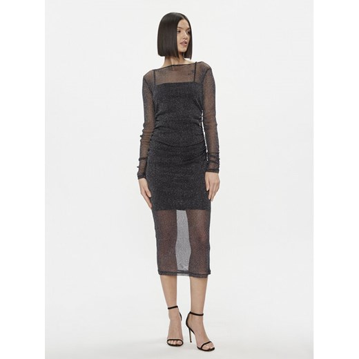 Please Sukienka koktajlowa A1WCCFQ000 Czarny Slim Fit ze sklepu MODIVO w kategorii Sukienki - zdjęcie 182744226