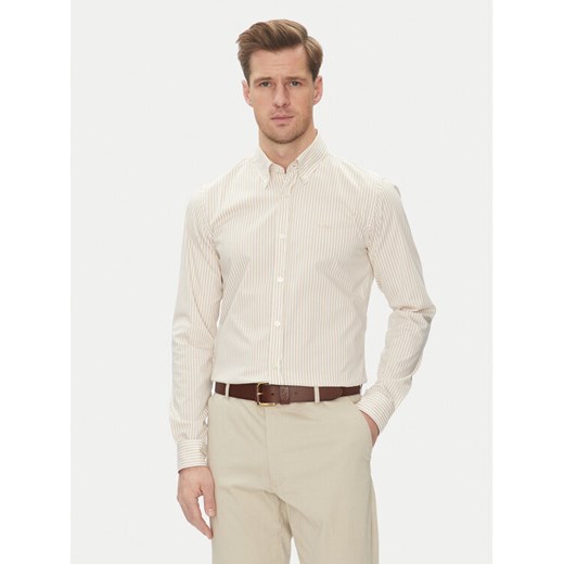 BOSS Koszula H-Roan-Bd-E-C1-243 50520285 Beżowy Slim Fit ze sklepu MODIVO w kategorii Koszule męskie - zdjęcie 182744308